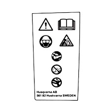 Etiqueta Ce No Db, Pieza De Repuesto, 5827941-05 en el grupo Repuestos / Piezas de repuesto Motosierras / Piezas de repuesto Husqvarna 592XP/G con GPLSHOP (5827941-05)