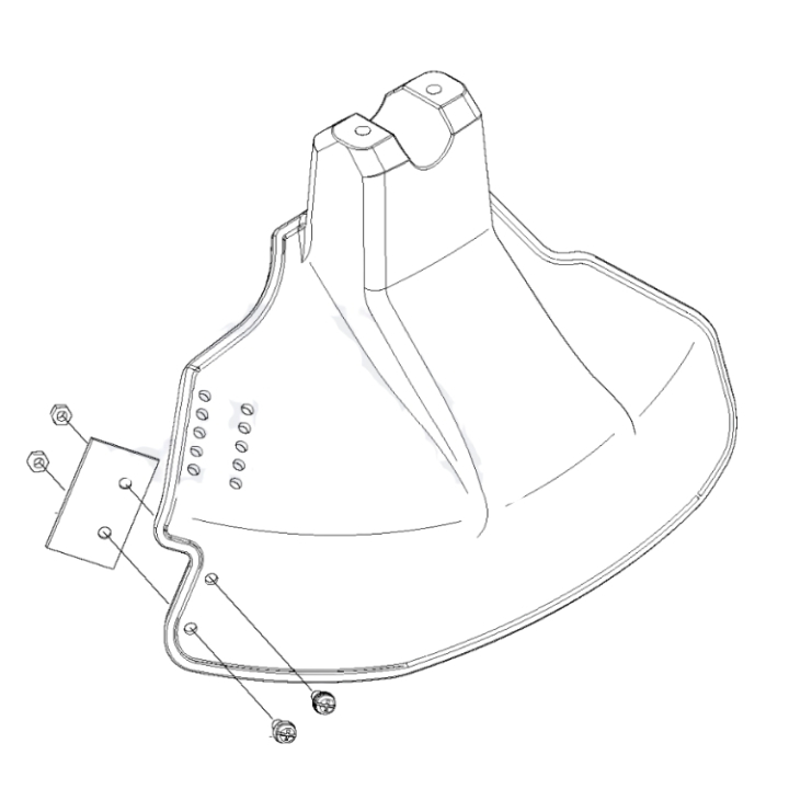 Protección Para Recortadores 5844042-01 en el grupo con GPLSHOP (5844042-01)