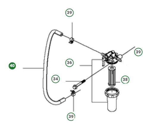 Manguera de combustible 450 en el grupo con GPLSHOP (5855105-04)