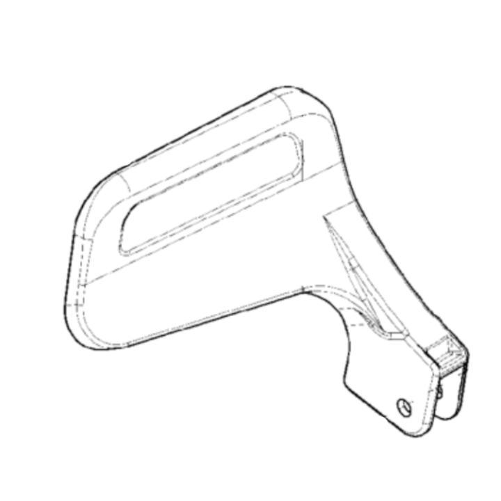 Protección Contra Tiros 5855983-02 en el grupo Repuestos / Piezas de repuesto Motosierras / Piezas de repuesto Husqvarna 120/E con GPLSHOP (5855983-02)