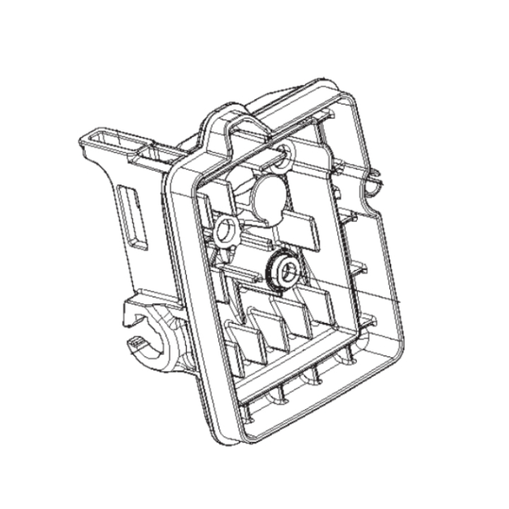 Portafiltro de aire en el grupo Repuestos / Piezas de repuesto Sopladores de hojas / Piezas de repuesto Husqvarna 525BX con GPLSHOP (5856044-01)