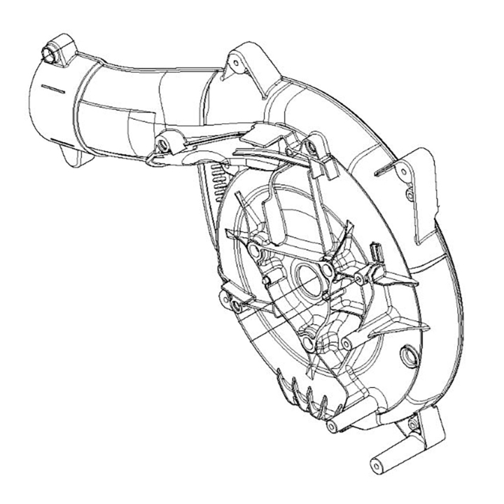 Concha y en el grupo Repuestos / Piezas de repuesto Sopladores de hojas / Piezas de repuesto Husqvarna 525BX con GPLSHOP (5856125-01)