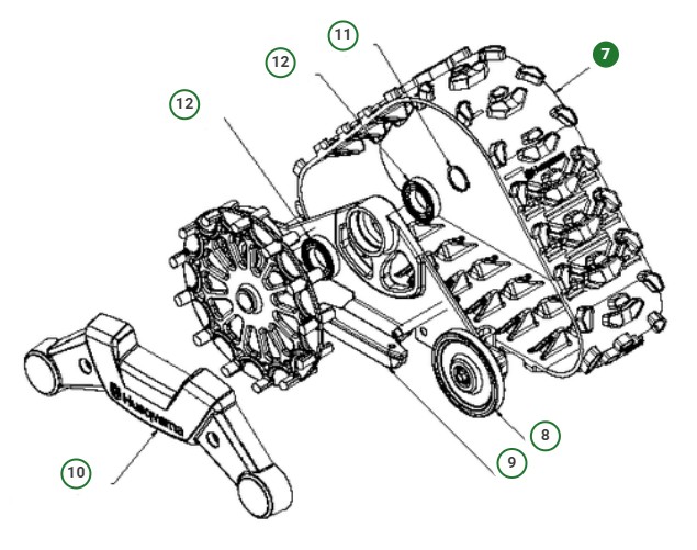 Oruga De Goma 5869964-01 en el grupo con GPLSHOP (5869964-01)