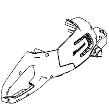 Vivienda derecha - Lámina caliente en el grupo Repuestos / Piezas de repuesto Cortasetos / Piezas de repuesto Husqvarna 115iHD45 con GPLSHOP (5881457-01)