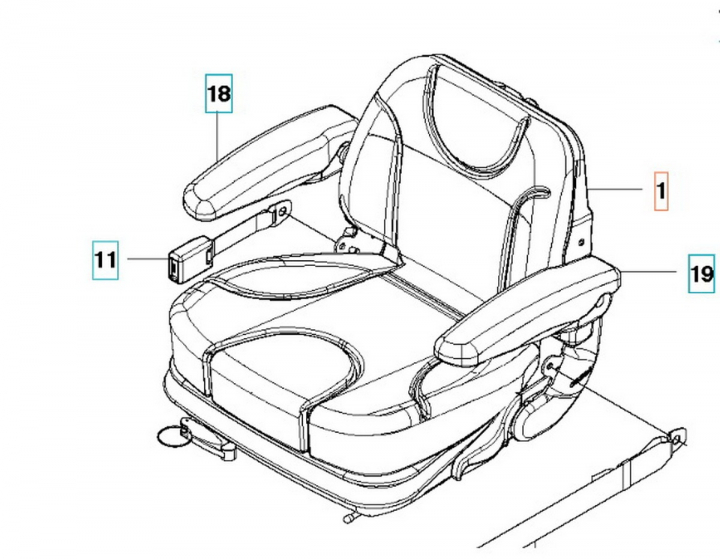 Asiento Completo 5886120-01 en el grupo  con GPLSHOP (5886120-01)