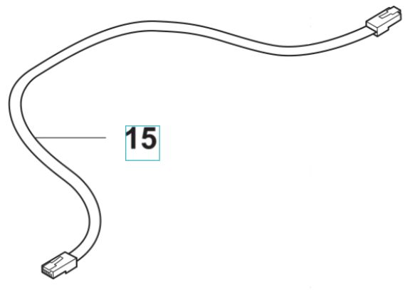 Conjunto De Cableado Jack Modular 6/6 R 5893508-06 en el grupo Repuestos Robots Cortacésped / Piezas de repuesto Husqvarna Automower® 415X / Automower 415X - 2023 con GPLSHOP (5893508-06)