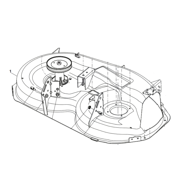 Unidad De Corte 5898869-01 en el grupo Repuestos / Piezas de repuesto Gräsklippare / Piezas de repuesto Husqvarna Traktorer / Piezas de repuesto YT & YTH / Piezas de repuesto Husqvarna YTH 184 T con GPLSHOP (5898869-01)