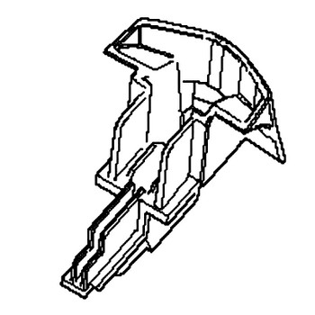 Botón de bloqueo naranja en el grupo Repuestos / Piezas de repuesto Cortasetos / Piezas de repuesto Husqvarna 522HDR75X con GPLSHOP (5900577-01)