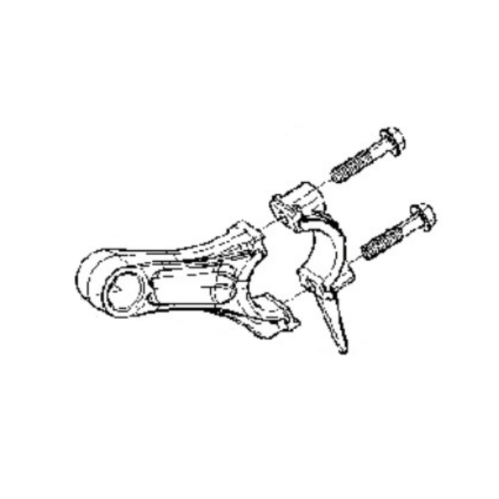 Biela en el grupo Repuestos / Repuestos para Motoazadas Husqvarna / Piezas de repuesto Husqvarna TF225 con GPLSHOP (5903925-01)