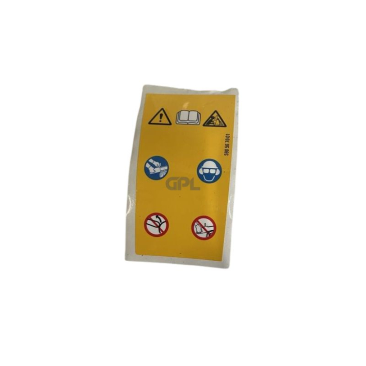 Calcomanías H565/H572 5905670-01 en el grupo Repuestos / Piezas de repuesto Motosierras / Piezas de repuesto Husqvarna 572XP/G con GPLSHOP (5905670-01)