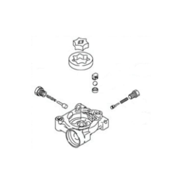 Casa de bombas, Conjunto en el grupo Repuestos / Piezas de repuesto Rider / Piezas de repuesto Husqvarna Rider 420 TSX AWD con GPLSHOP (5906216-01)
