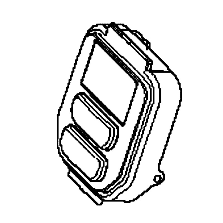 Panel de control mediano de 2 botones en el grupo Repuestos / Piezas de repuesto Sopladores de hojas / Piezas de repuesto Husqvarna 550iBTX con GPLSHOP (5926478-03)