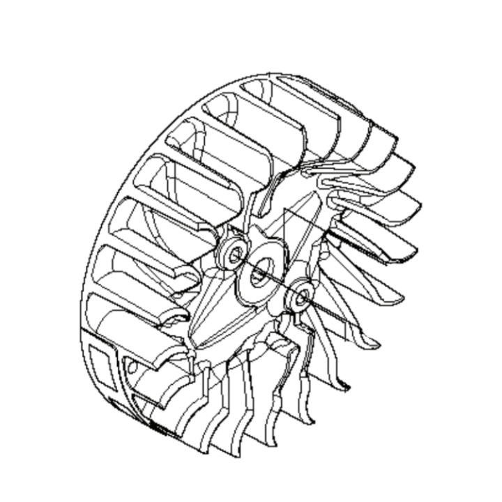 Conjunto Volante Husqvarna 592XPG en el grupo Repuestos / Piezas de repuesto Motosierras / Piezas de repuesto Husqvarna 592XP/G con GPLSHOP (5932399-02)