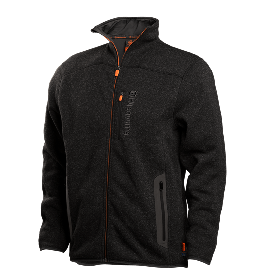 Husqvarna Xplorer Fleece jacket men granite grey en el grupo Productos forestales y para el jardín de Husqvarna / Husqvarna Ropa de trabajo/equipo / Ropa casual Xplorer con GPLSHOP (5932523-58)