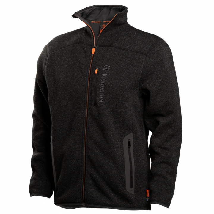 Husqvarna Xplorer Fleece jacket men granite grey en el grupo Productos forestales y para el jardín de Husqvarna / Husqvarna Ropa de trabajo/equipo / Ropa casual Xplorer con GPLSHOP (5932523)