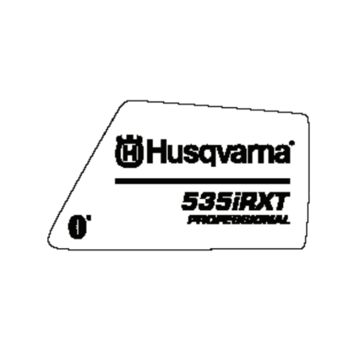 Producto de calcomanía en el grupo Repuestos / Piezas de repuesto Desbrozadora / Piezas de repuesto Husqvarna 535iRXT con GPLSHOP (5933498-01)