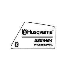 Calcomanía Producto 525Ihe4 Bt en el grupo Repuestos / Piezas de repuesto Cortasetos / Piezas de repuesto Husqvarna 525iHE4 con GPLSHOP (5940951-18)