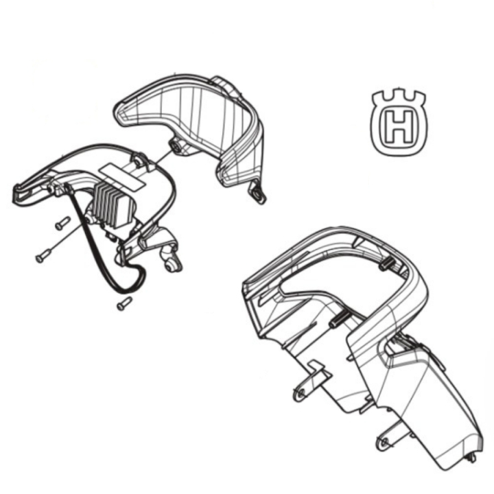Funda de dirección Parte delantera M, Paja en el grupo Repuestos / Piezas de repuesto Rider / Piezas de repuesto Husqvarna Rider 316TX AWD con GPLSHOP (5947064-01)