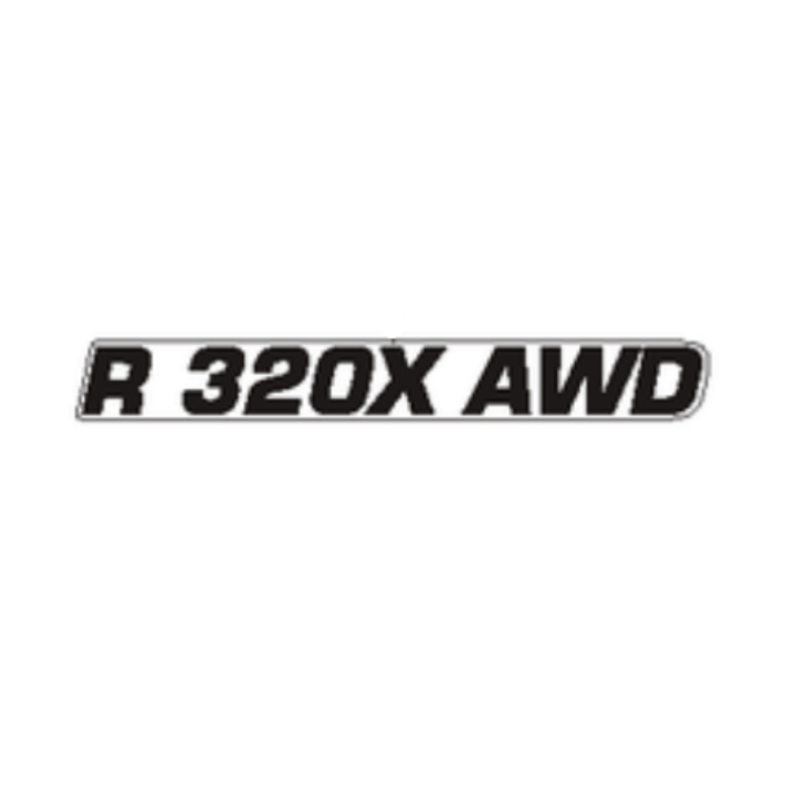 Capó del motor con calcomanía r 320x AWD en el grupo con GPLSHOP (5952749-02)