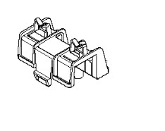 Battery Holder en el grupo Repuestos Robots Cortacésped / Piezas de repuesto Husqvarna Automower® 315 Mark II / Automower 315 Mark II - 2023 con GPLSHOP (5965681-01)