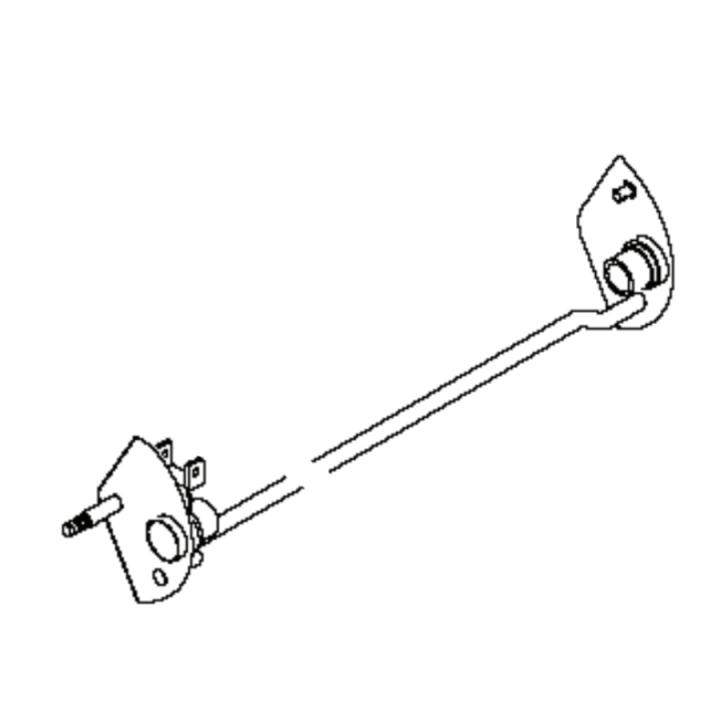 Bastidor del eje trasero - Trasero pintado en el grupo Repuestos / Repuestos para Cortacésped McCulloch / Piezas de repuesto McCulloch M46-140R Classic+ con GPLSHOP (5968162-01)