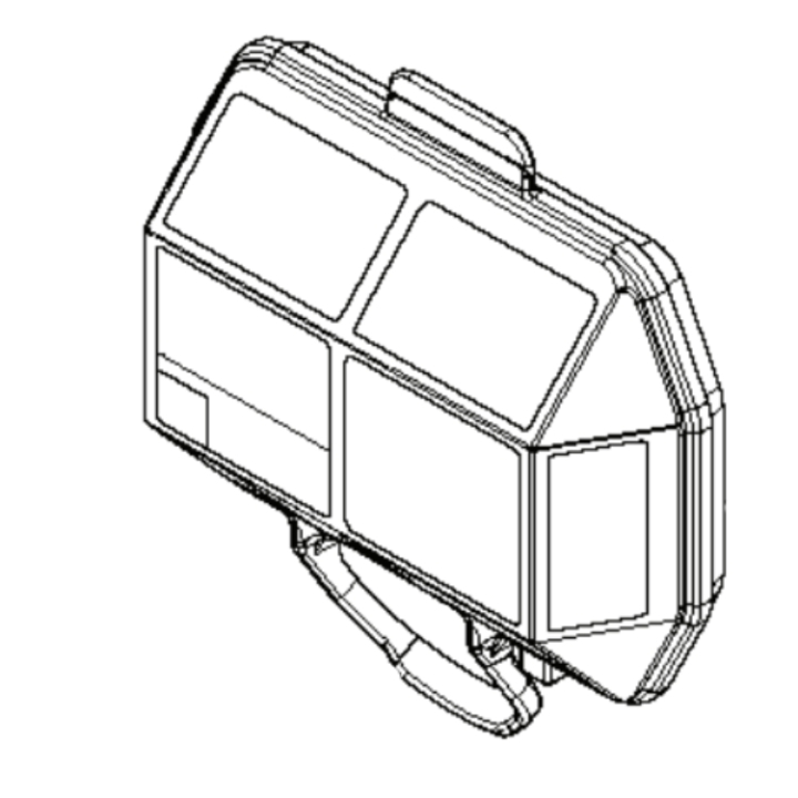Medio Filtro De Aire 5971760-01 en el grupo Repuestos / Piezas de repuesto Motosierras / Piezas de repuesto Husqvarna T525 con GPLSHOP (5971760-01)