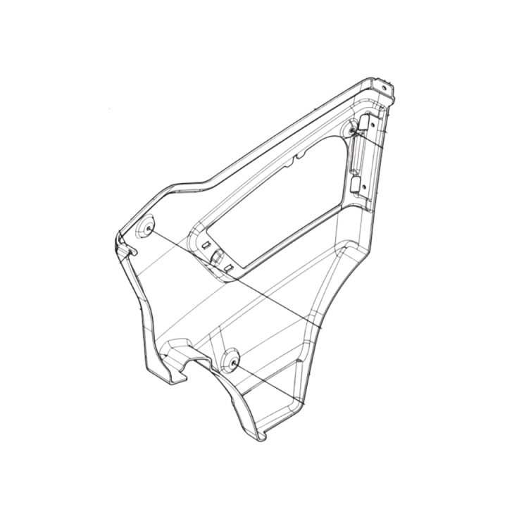 Cubierta derecha P 520Dx/P 525Dx en el grupo  con GPLSHOP (5972684-02)