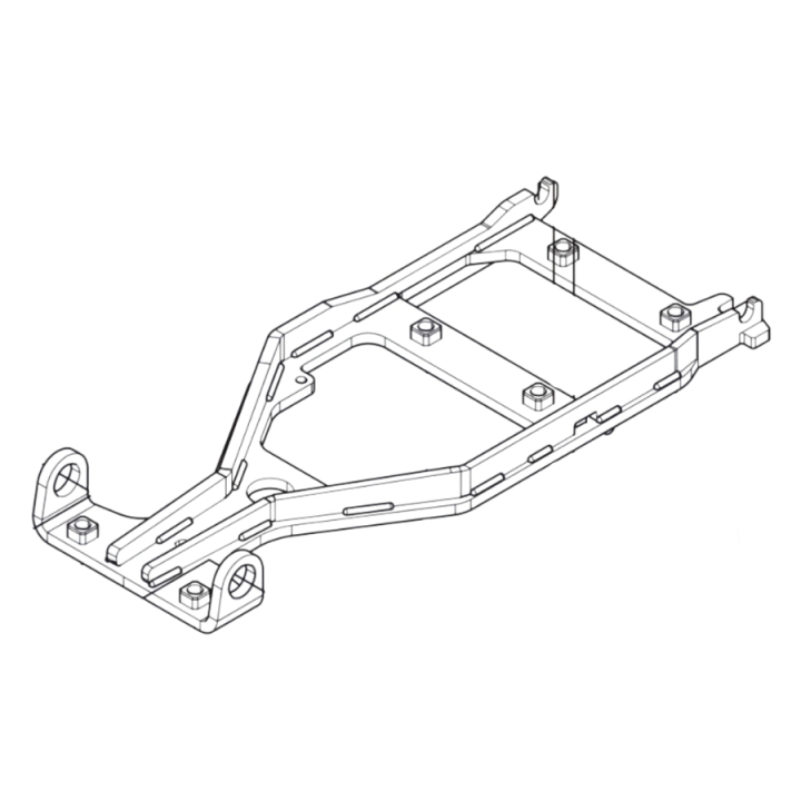 Conjunto de soporte del eje de toma de fuerza en el grupo  con GPLSHOP (5975042-01)