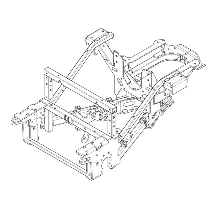 Conjunto de bastidor P520D / P525D Gris en el grupo  con GPLSHOP (5977075-02)