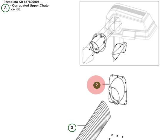 Adaptador para recogedor de 3 compartimentos en el grupo con GPLSHOP (5978676-01)