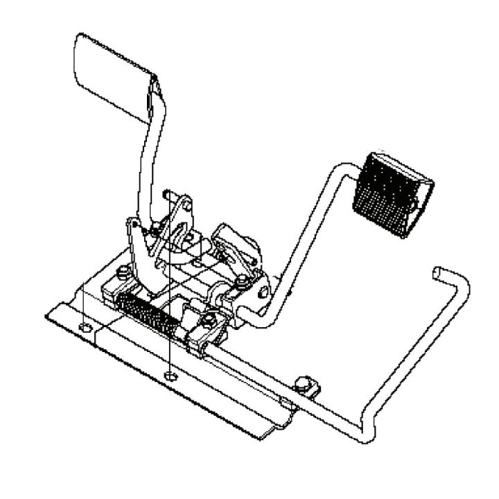 Conjunto de placa de pedal con rodamiento en el grupo Repuestos / Piezas de repuesto Jonsered Rider / Piezas de repuesto Jonsered FR 2312 MA con GPLSHOP (5979354-01)