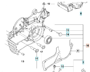 Kit Cárter 90Cc Recambios 5979608-03 en el grupo Repuestos / Piezas de repuesto Motosierras / Piezas de repuesto Husqvarna 592XP/G con GPLSHOP (5979608-03)