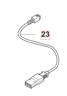 Conjunto de cableado Batería Premium Te 5980131-02 en el grupo Repuestos Robots Cortacésped con GPLSHOP (5980131-02)