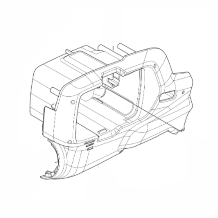Derecho a la vivienda en el grupo Repuestos / Piezas de repuesto Cortasetos / Piezas de repuesto Husqvarna 522iHD75 con GPLSHOP (5983699-03)