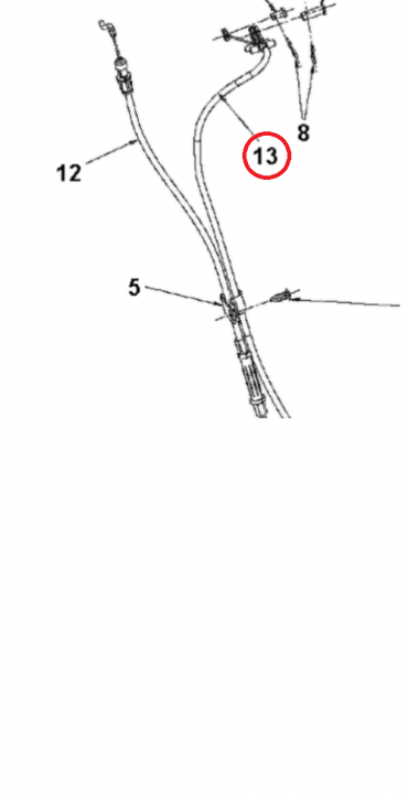 Cable Assy Speed Select Braide en el grupo  con GPLSHOP (5984504-01)
