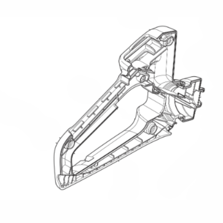 Manija trasera izquierda en el grupo Repuestos / Piezas de repuesto Cortasetos / Piezas de repuesto Husqvarna 522iHD75 con GPLSHOP (5984838-01)