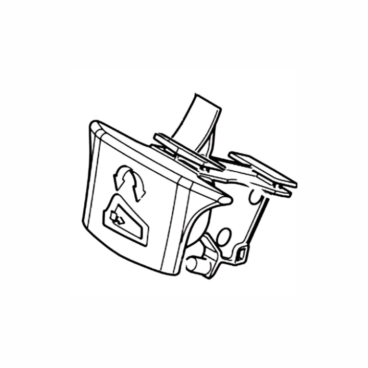 Botón de bloqueo para cortasetos en el grupo Repuestos / Piezas de repuesto Cortasetos / Piezas de repuesto Husqvarna 522iHD75 con GPLSHOP (5985299-01)