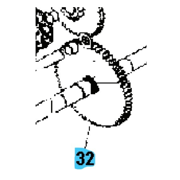 Engranaje 58 5986777-01 en el grupo Repuestos / Repuestos para Motoazadas Husqvarna / Piezas de repuesto Husqvarna TR348 con GPLSHOP (5986777-01)
