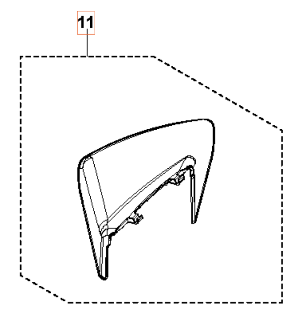 DEFLECTOR, SIDE PROTECTION COVER en el grupo  con GPLSHOP (5989614-01)