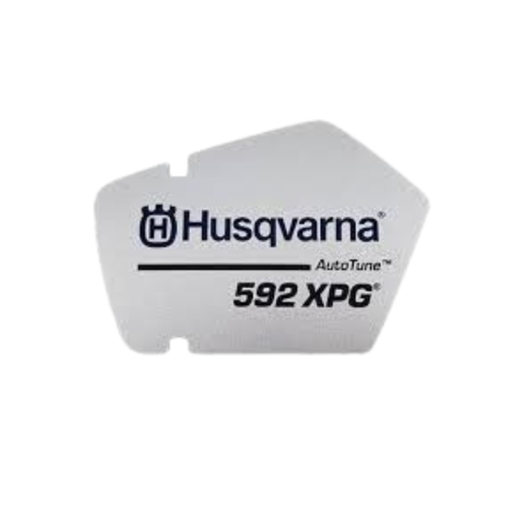 Etiqueta Carcasa De Arranque 592Xpg 5993335-03 en el grupo Repuestos / Piezas de repuesto Motosierras / Piezas de repuesto Husqvarna 592XP/G con GPLSHOP (5993335-03)