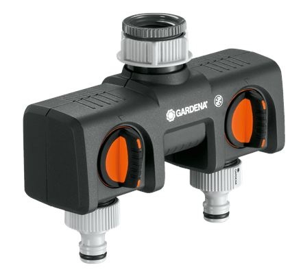 Twin-Tap Connector GARDENA (8193) en el grupo  con GPLSHOP (9669703-01)