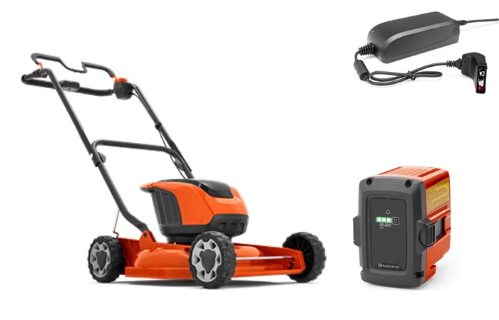 Husqvarna LB 146i Cortacésped A Batería + BLi20 & QC80 en el grupo Productos forestales y para el jardín de Husqvarna / Husqvarna Cortacéspedes / Cortacésped a batería con GPLSHOP (9678621-04)