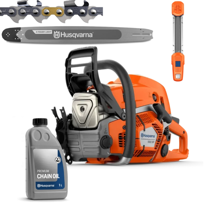 Husqvarna 592 XP®G 28'' Kit De Inicio en el grupo Productos forestales y para el jardín de Husqvarna / Husqvarna Motosierras / Sierras profesionales con GPLSHOP (9704934)