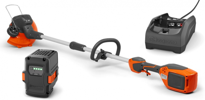 Husqvarna 110iL FLXi Trimmer a batería + B70 & C80 en el grupo Productos forestales y para el jardín de Husqvarna / Husqvarna Recortadoras & Desbrozadora / Recortadoras & Desbrozadoras a batería con GPLSHOP (9705312-02)