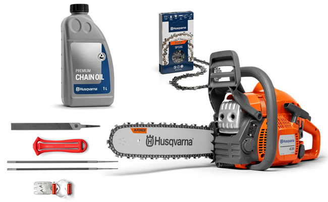 Husqvarna 435 II Start-paquete en el grupo Productos forestales y para el jardín de Husqvarna / Husqvarna Motosierras / Sierras versátiles con GPLSHOP (9705597)