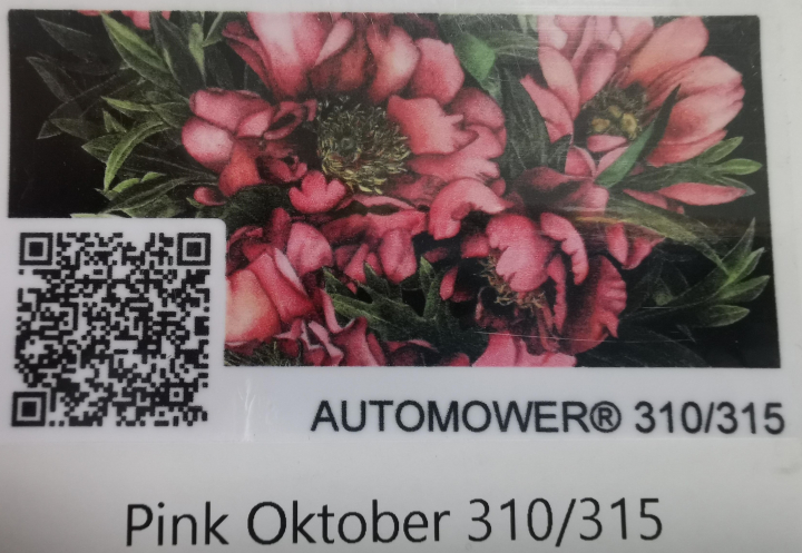 Juego de láminas para Automower 310/315- Pink Oktober en el grupo Accesorios robots Cortacésped / Foil set con GPLSHOP (am310-r23867369)