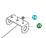 Soporte, Soporte Eje Rueda Trasera 5013213-01