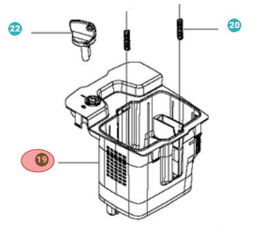 Caja de bateria 5014896-01