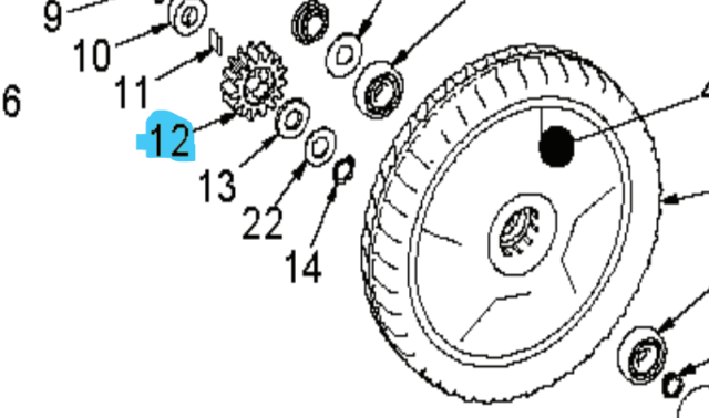 Engranaje impulsor Vx Brillante