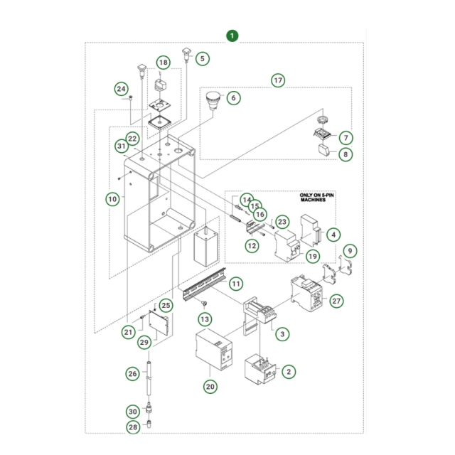 Cuadro Eléctrico Pp 325 E, 480V 4-Pin